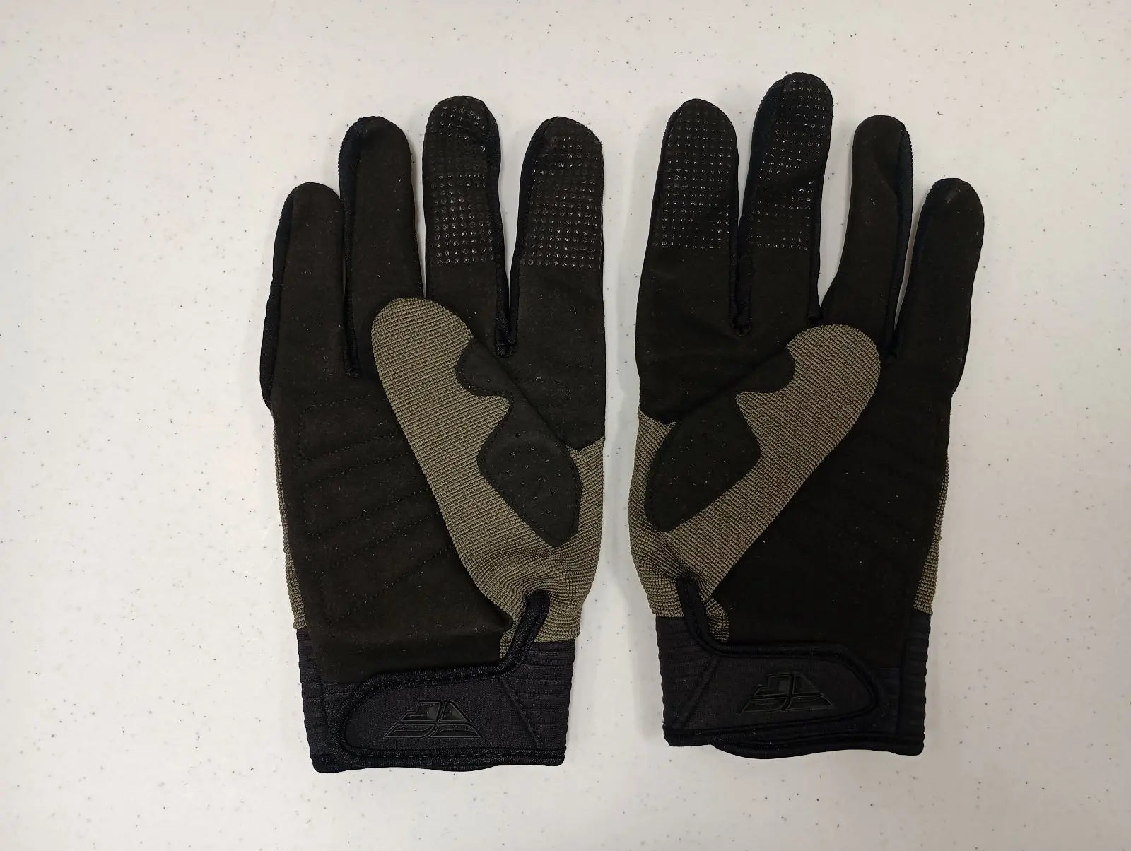 Fly Apparel Fly F-16 Gloves (Green/Black, XX-Large) USED 376-9132X u 191361416088 Jorgensen Powersports