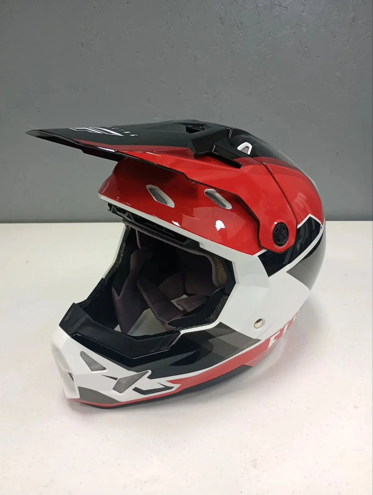 Fly Apparel Fly Formula CP Rush Helmet (Black/Red/White, XX-Large) USED 73-00212X U Jorgensen Powersports