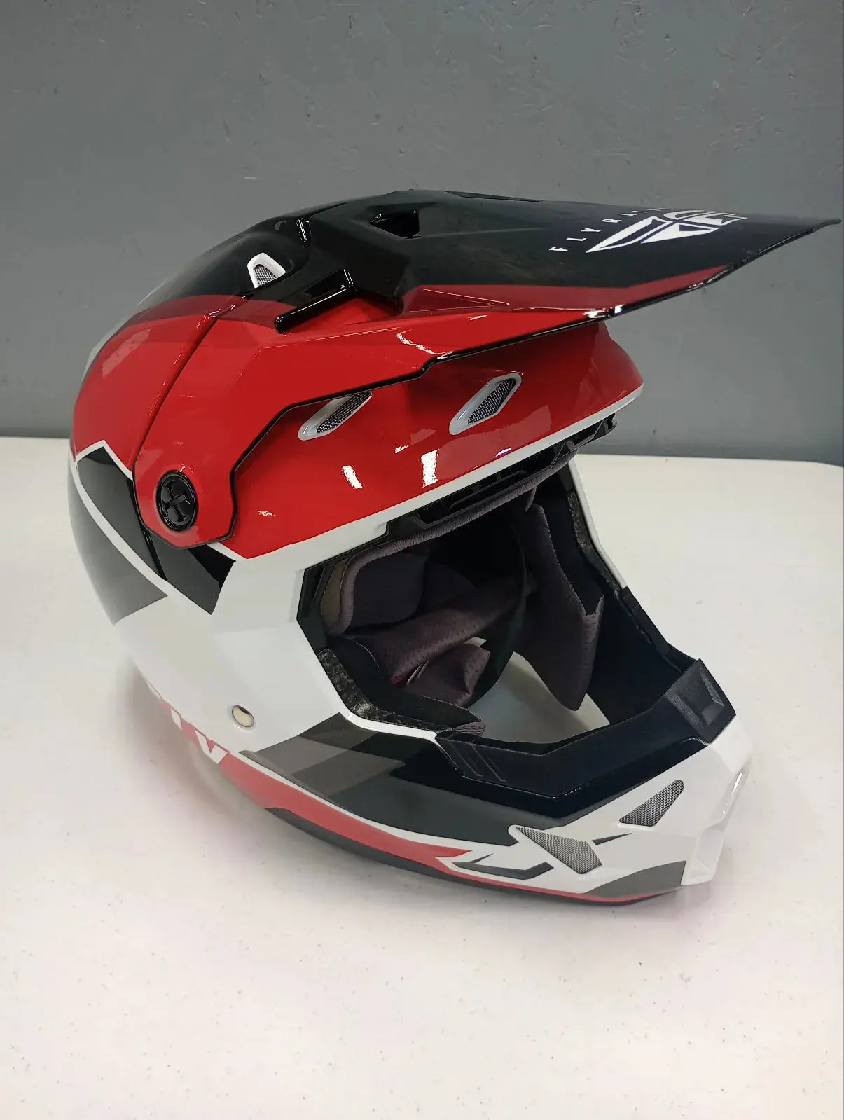 Fly Apparel Fly Formula CP Rush Helmet (Black/Red/White, XX-Large) USED 73-00212X U Jorgensen Powersports