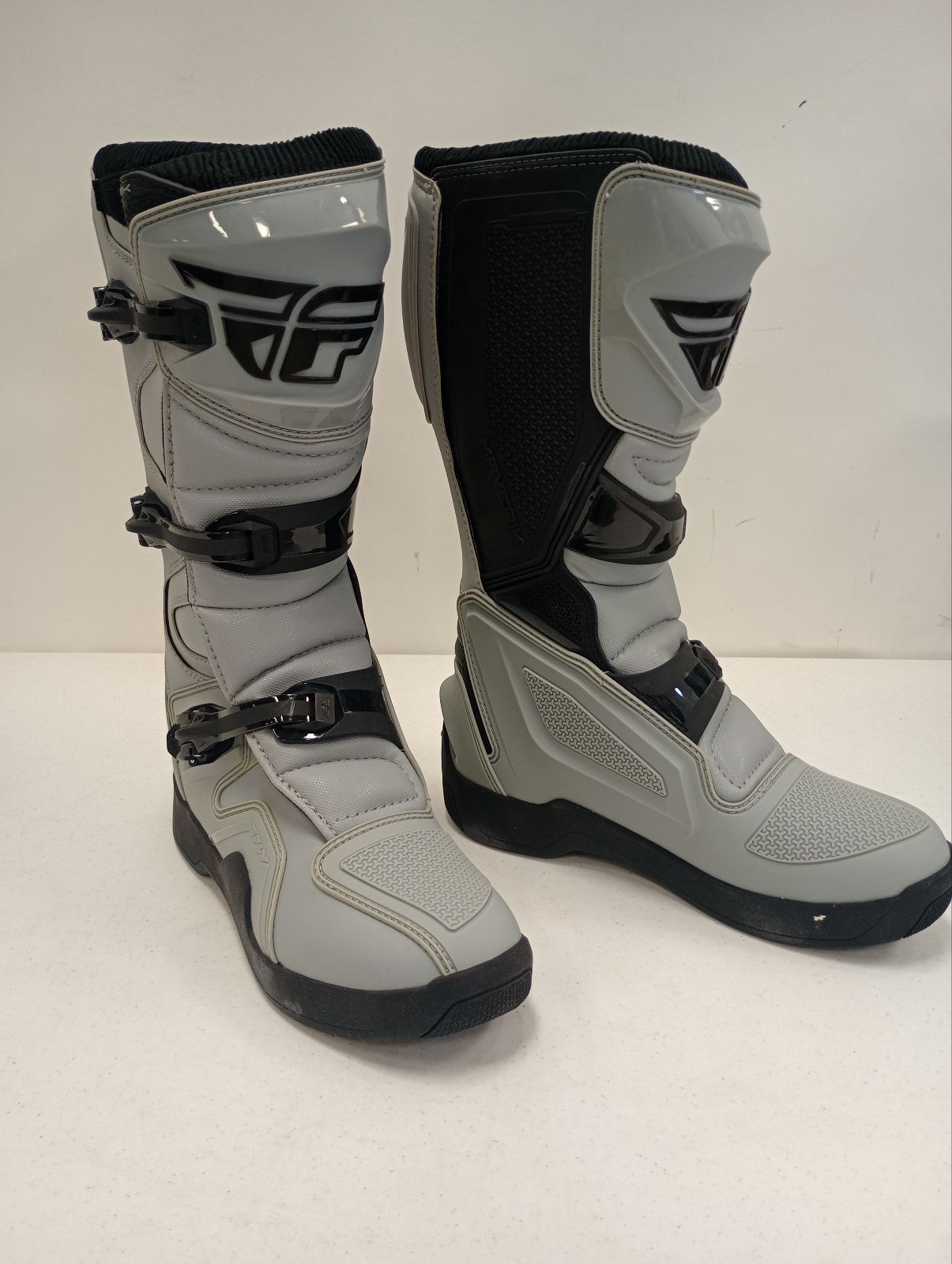 Fly Apparel Fly Maverick Enduro Boots (Grey, Size 12) USED 364-68012 u B099Y198CX Jorgensen Powersports