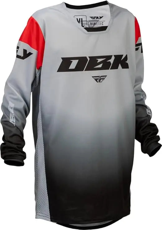 Fly Apparel Gray / Medium Fly Racing 2026 Youth Kinetic Jersey 379-520YM 191361516399 Jorgensen Powersports