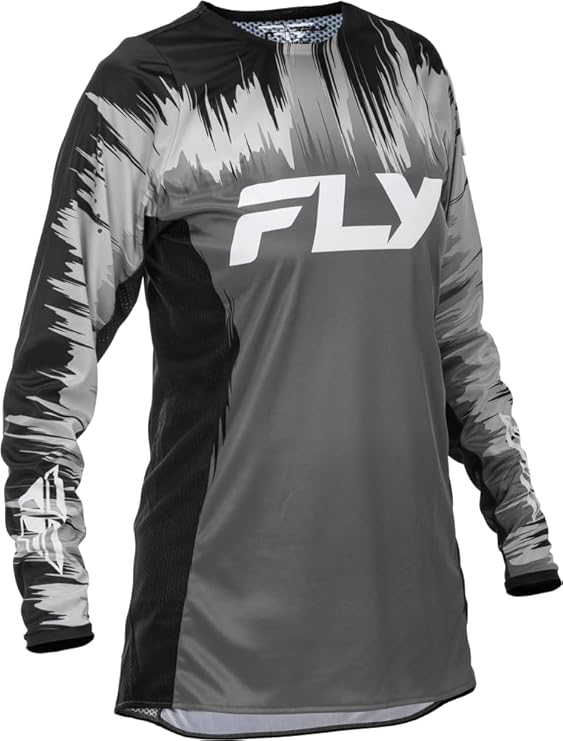 Fly Apparel Grey/Black/White / Small Fly Racing 2026 Lite Jersey Womens 379-620S 191361514746 Jorgensen Powersports