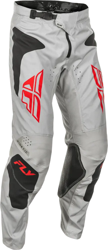 Fly Apparel Grey/Red/Black / 30 Fly Kinetic Sym Pants 2025 378-43030 191361477218 Jorgensen Powersports