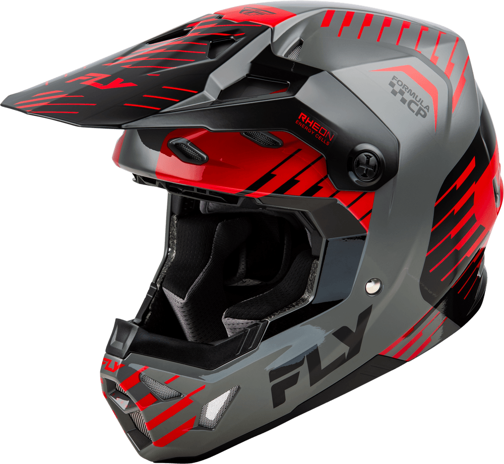 Fly Apparel Grey/Red/Black / Medium Fly Formula CP Slice Helmet 2026 73-0051M 191361482403 Jorgensen Powersports