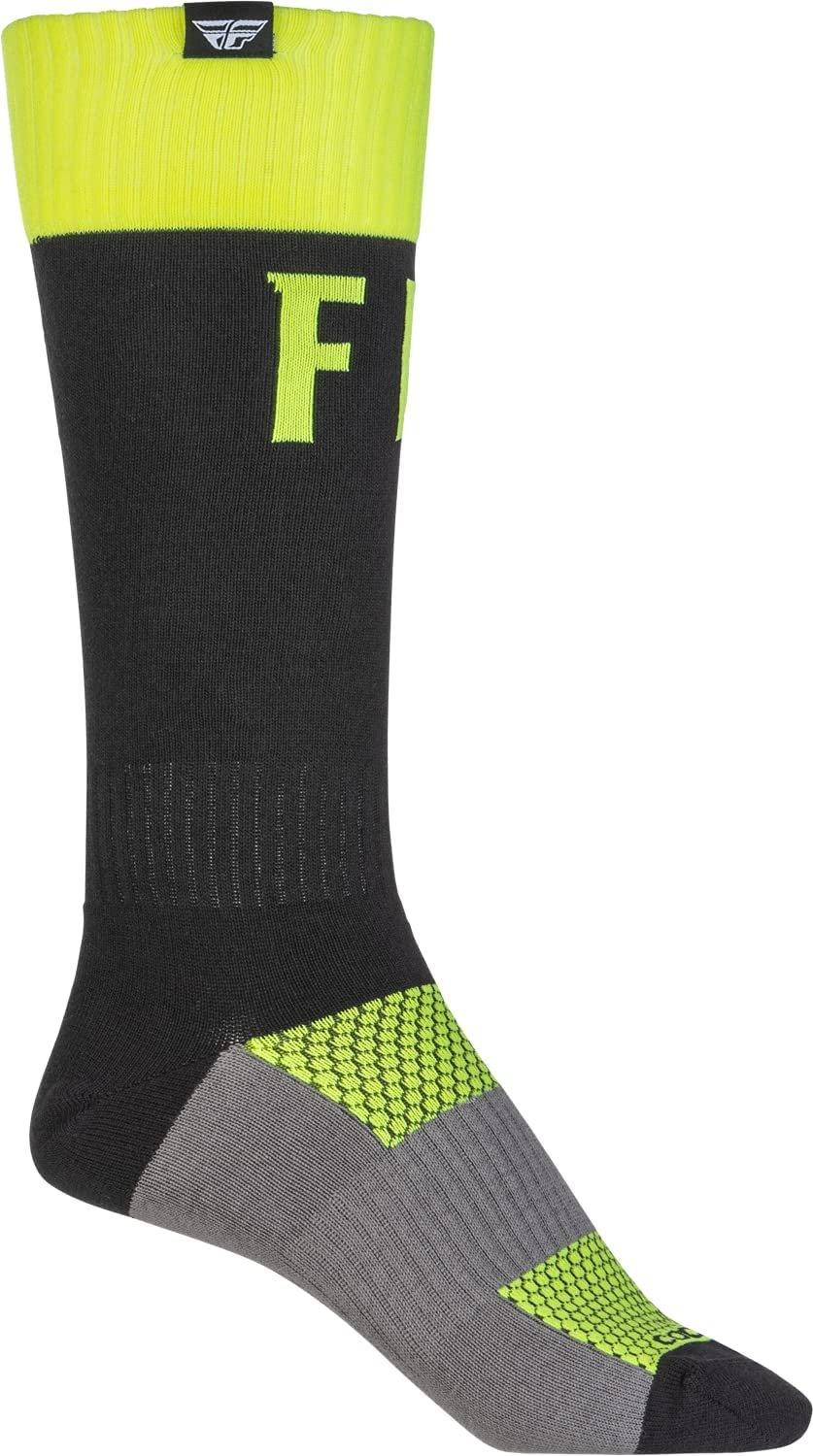 Fly Apparel HI-VIS/BLACK / Small Fly MX Pro Socks 350-0530S 191361296154 Jorgensen Powersports