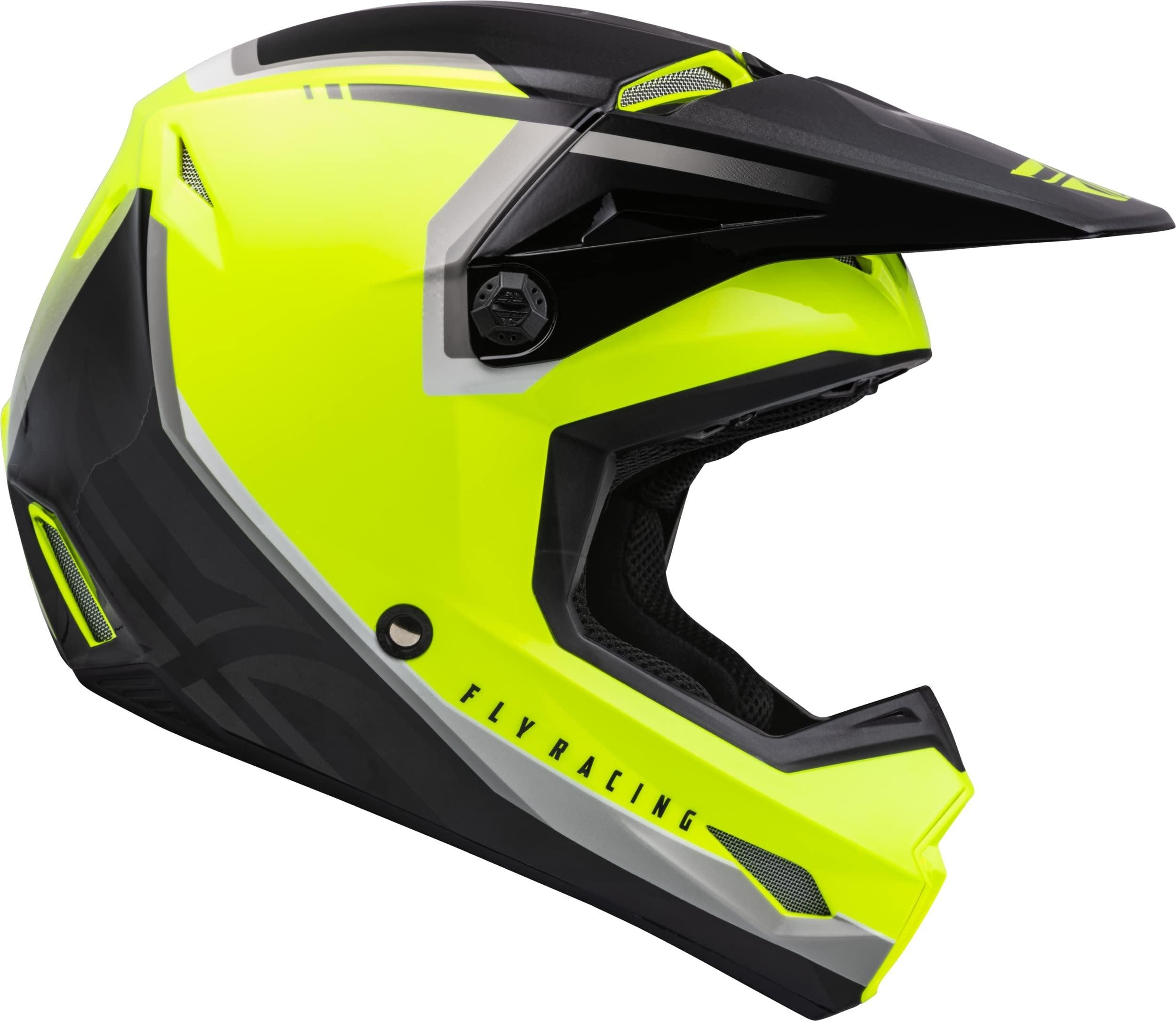 Fly Apparel Hi-Vis/Black / XX-Large Fly Kinetic Vision Helmet 73-86512X B0B3M3NHZ6 Jorgensen Powersports