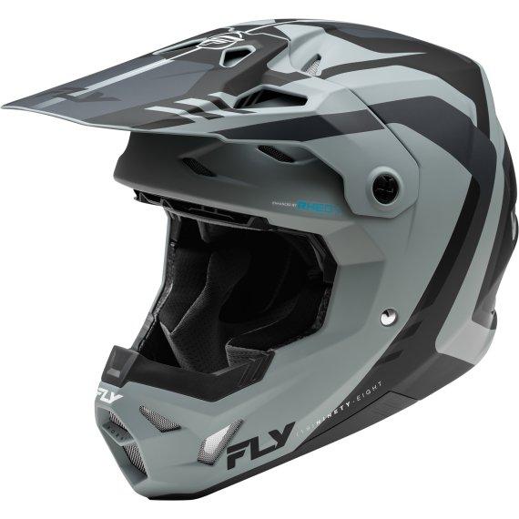Fly Apparel Matte Grey/Black / Medium Fly Formula CP Rush Helmet 2025 73-0035M 191361459702 Jorgensen Powersports