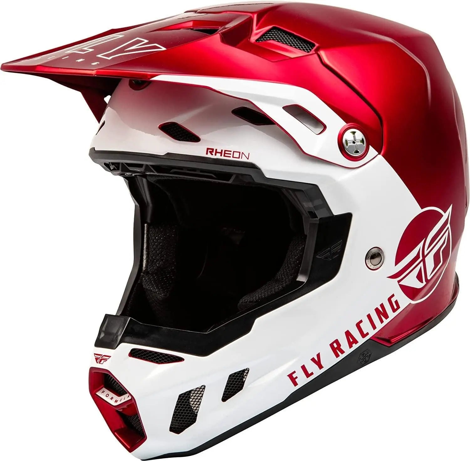 Fly Apparel Metallic Red/White / Medium Fly Formula CC Driver Helmet 73-4323M Jorgensen Powersports