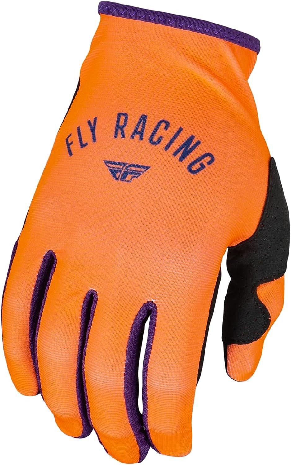Fly Apparel Neon Coral/ Deep Purple / Small Fly Lite Woman's Gloves 377-611S 191361419935 Jorgensen Powersports