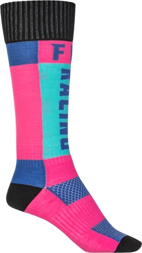 Fly Apparel Pink Blue / Small Fly MX Pro Socks 350-0551S 191361296338 Jorgensen Powersports