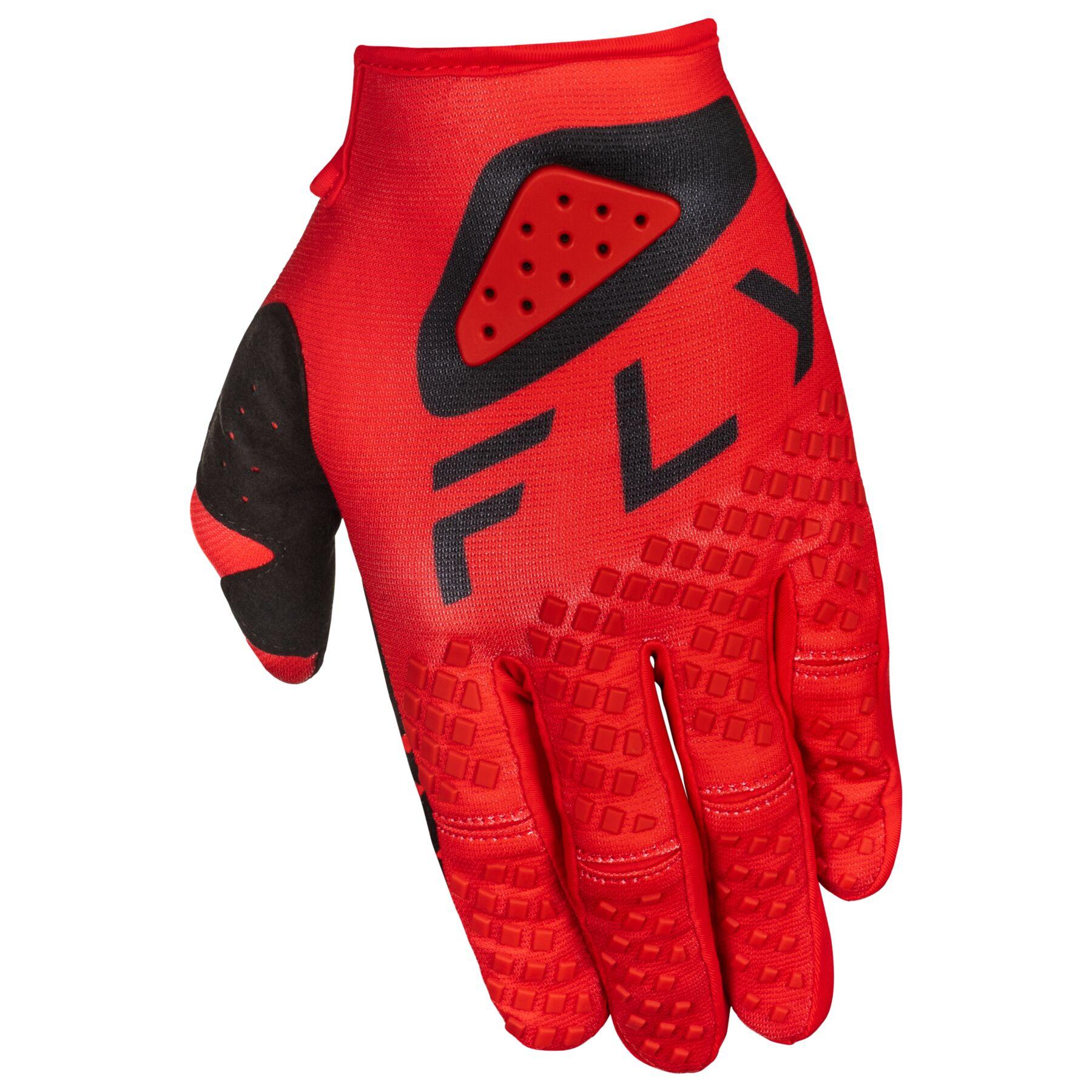 Fly Apparel Red/Black / Youth Large Fly Kinetic Center Gloves Youth 2025 378-512YL B0D9C9HP5R Jorgensen Powersports