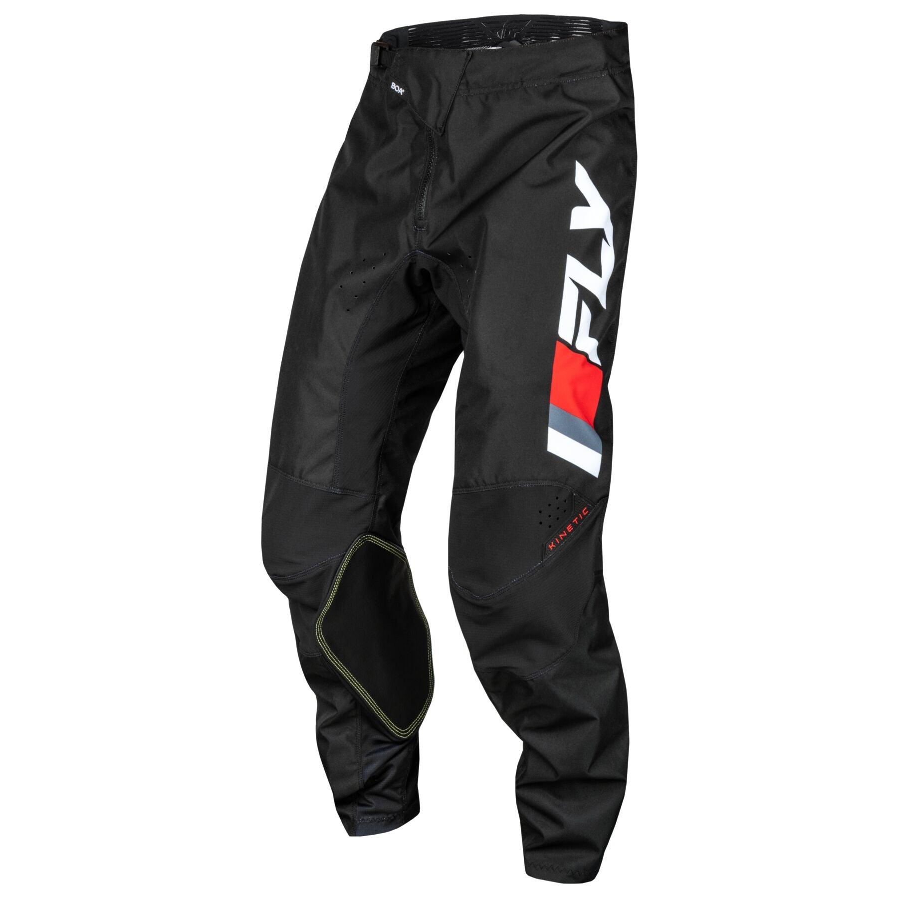 Fly Apparel Red/Grey/White / 32 Fly Kinetic Prix Pants 377-43232 B0CCQKX24B Jorgensen Powersports