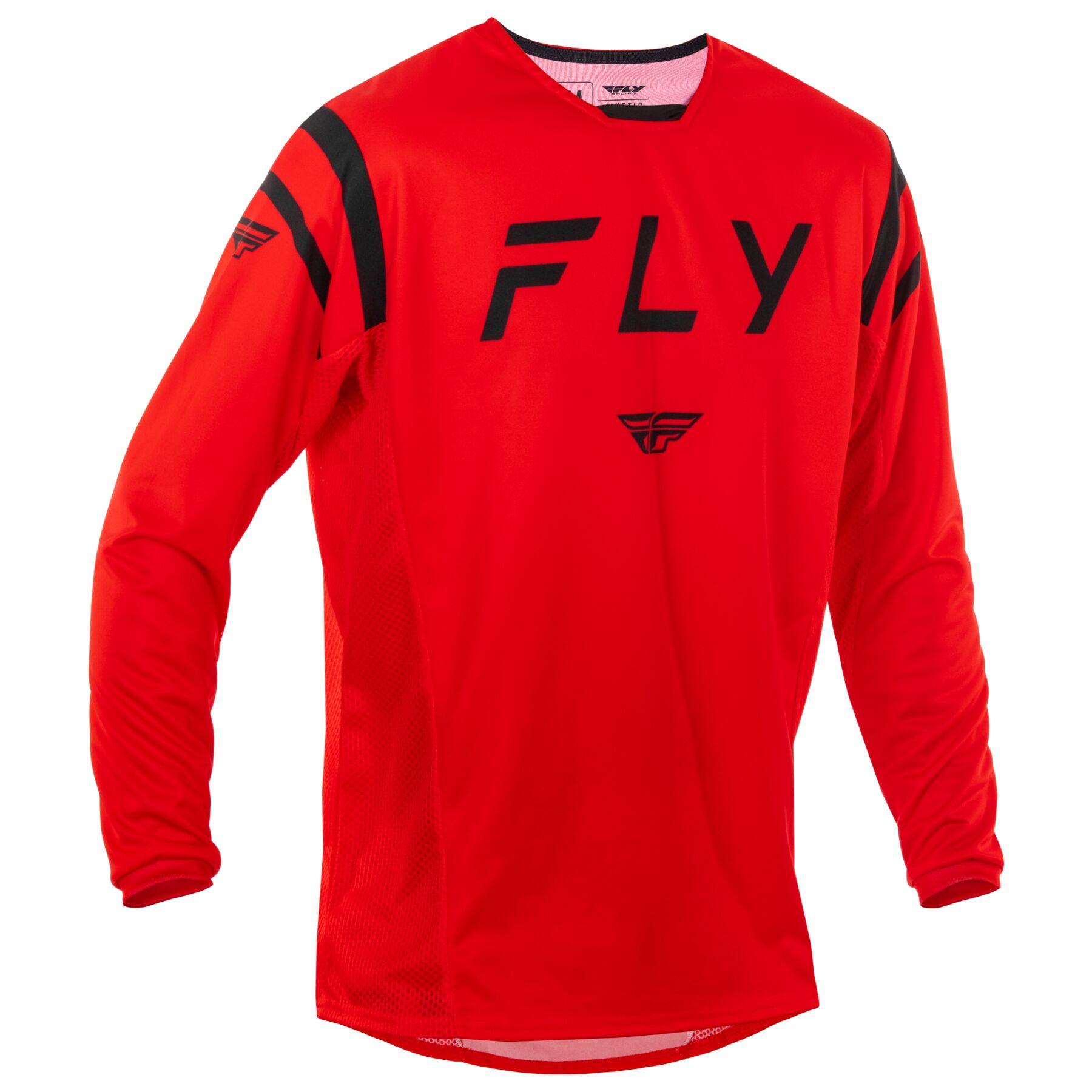 Fly Apparel Red / Medium Fly Kinetic Center Jersey 2025 378-522M 191361478093 Jorgensen Powersports