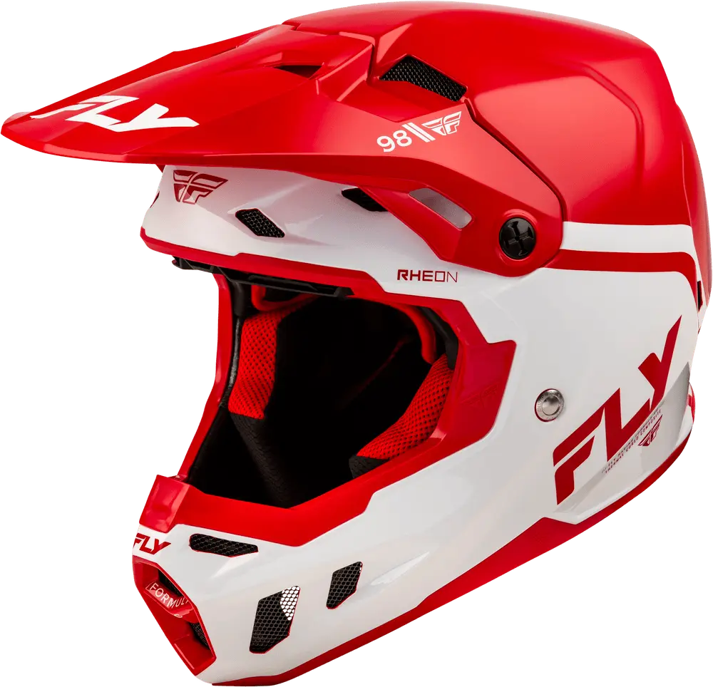 Fly Apparel Red/White / Medium Fly Formula CC Objective Helmet 2026 73-4347M 191361482946 Jorgensen Powersports