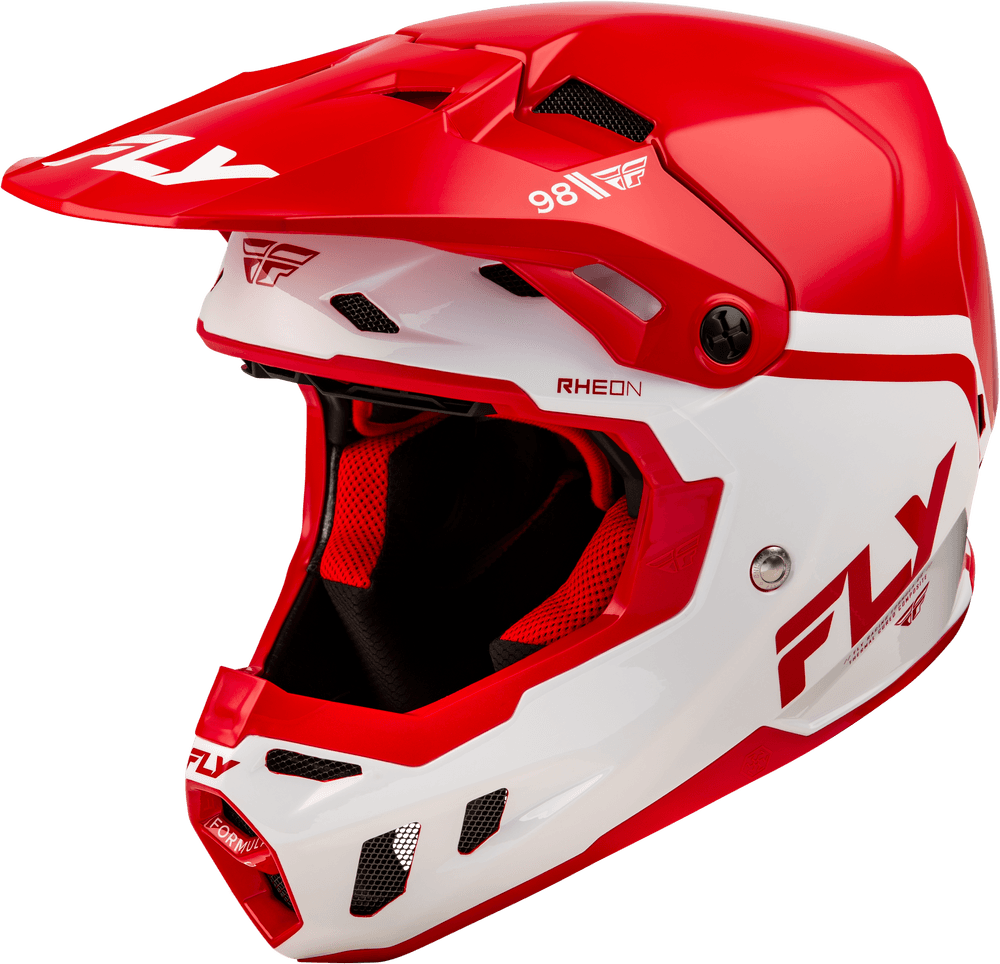 Fly Apparel Red/White / Medium Fly Formula CC Objective Helmet 2026 73-4347M 191361482946 Jorgensen Powersports