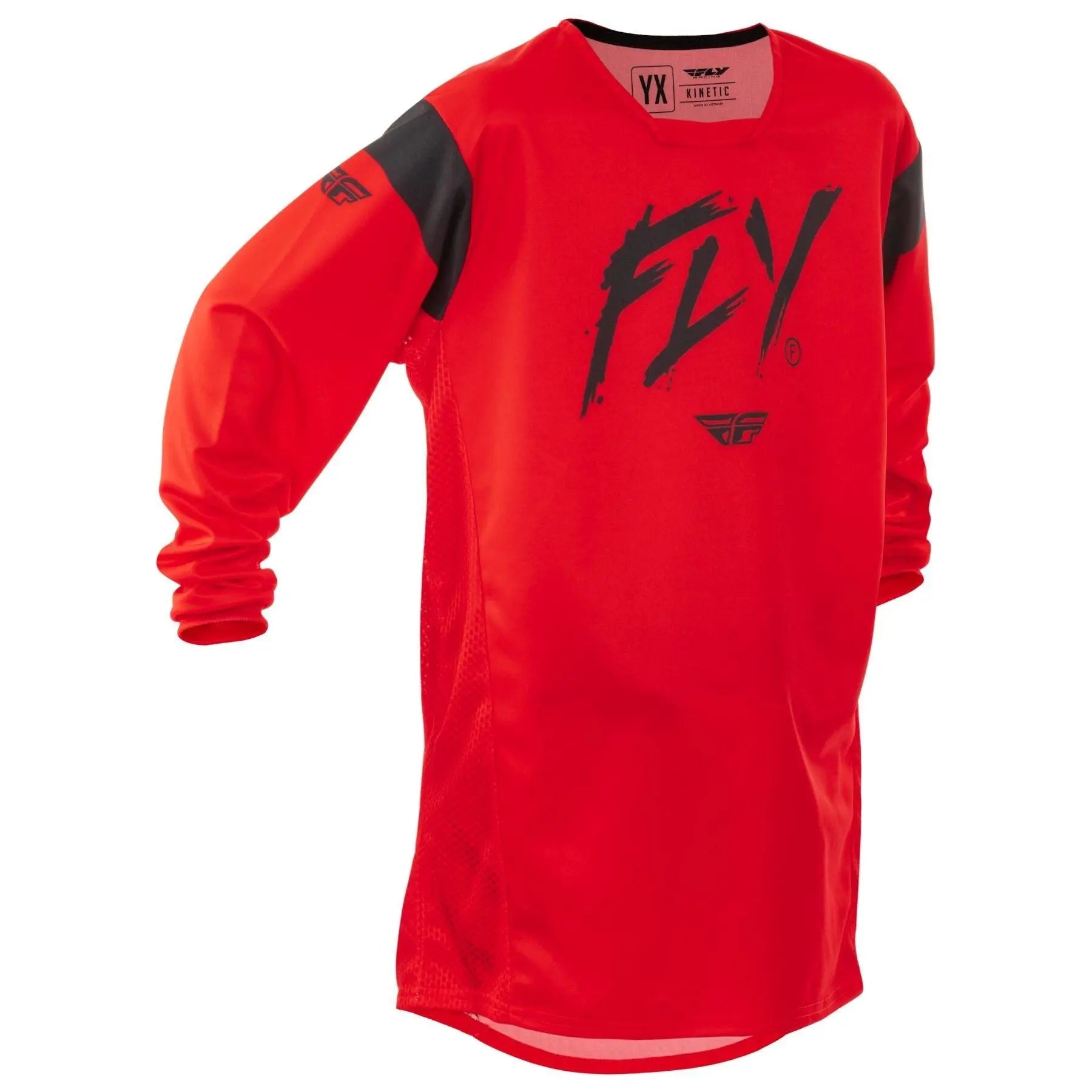 Fly Apparel Red / Youth Medium Fly Kinetic Stroke Jersey Youth 2025 378-527YM B0D9CB3GZM Jorgensen Powersports