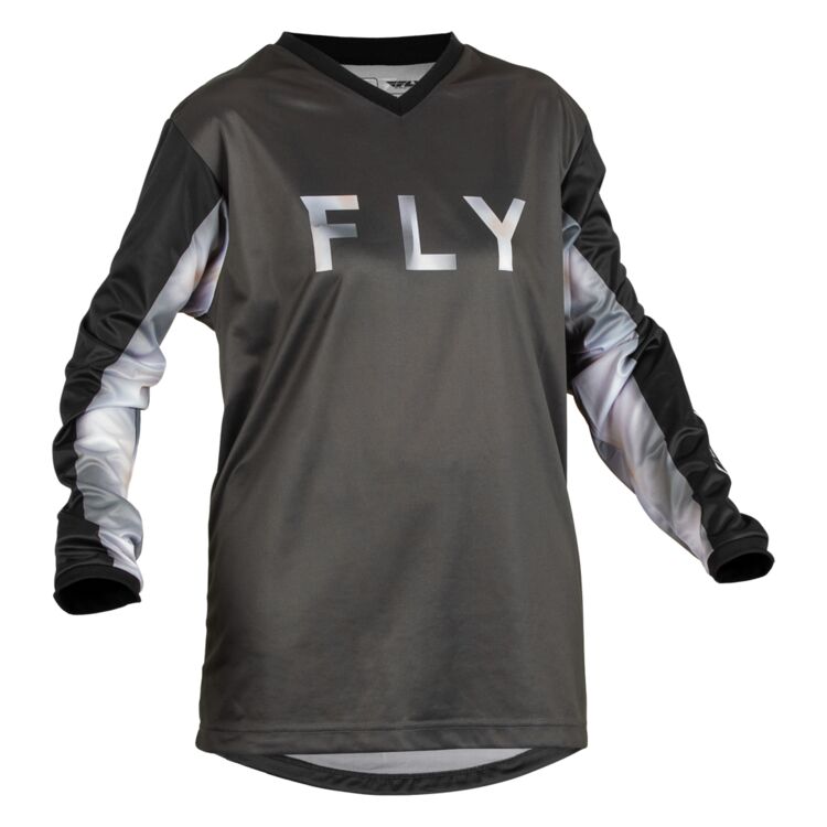 Fly Apparel Small / Black/Grey Fly Women's F-16 Jersey 376-820S 191361350085 Jorgensen Powersports