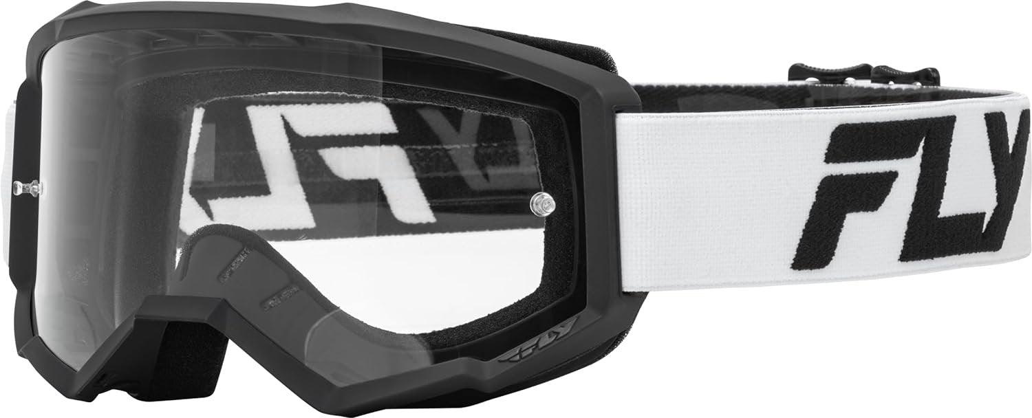 Fly Apparel White/Black / Youth Fly Focus Goggles 37-51158Y Jorgensen Powersports