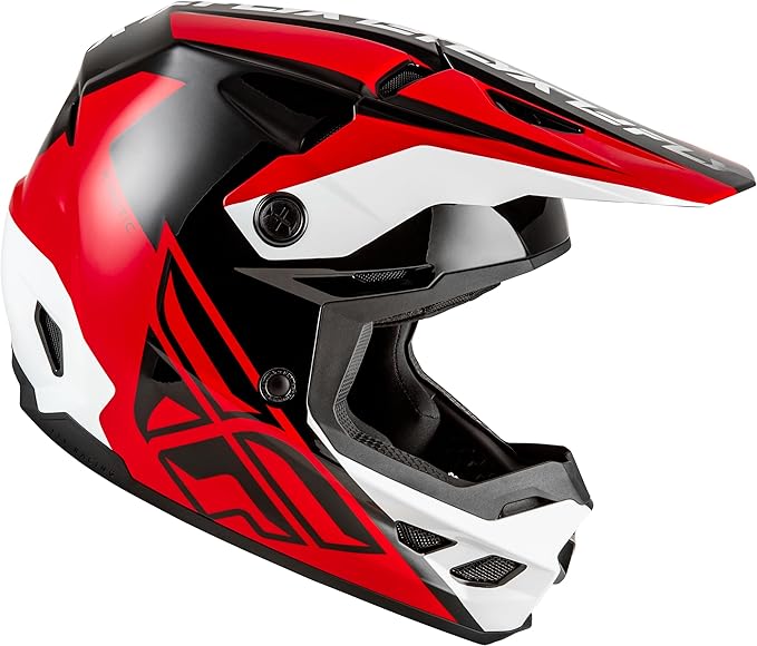 Fly helmet Black/Red/White / Small FLY Racing 2026 Kinetic Crest MX Helmet 73-8675S 191361536663 Jorgensen Powersports