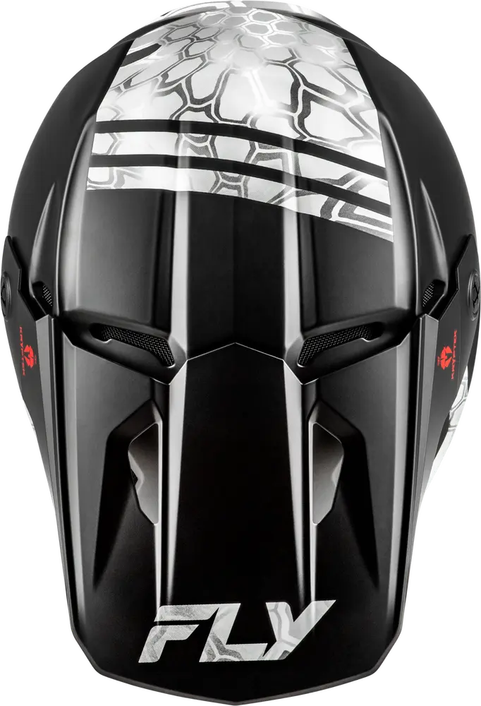 Fly helmet FLY RACING KINETIC VERDICT KRYPTEK HELMET BLACK/GREY Jorgensen Powersports