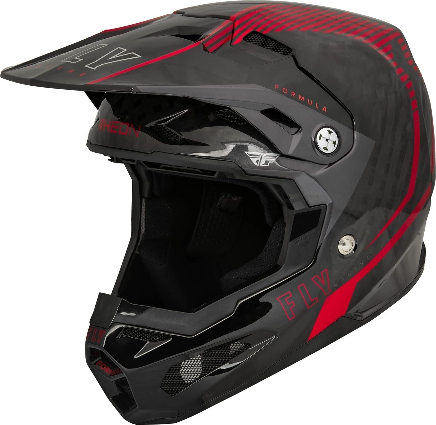 Fly helmet Medium Fly Formula Carbon Solid Helmet 73-4443M B0B3M624F7 Jorgensen Powersports