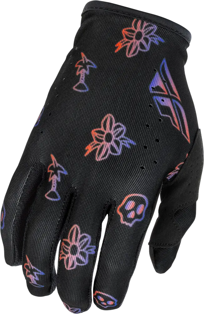 Fly Protection Black / X-Small FLY RACING LITE OUTLINE GLOVES 379-716XS 191361514579 Jorgensen Powersports