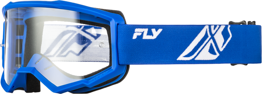 Fly Protection Blue FLY RACING YOUTH FOCUS GOGGLE 37-51162Y 191361531576 Jorgensen Powersports