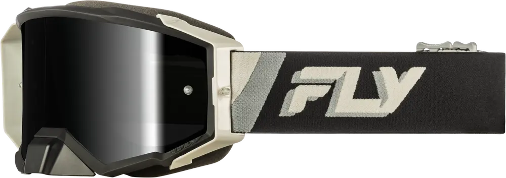 Fly Protection FLY Racing Zone Elite Goggles – Black/Grey, Mirror/Smoke 37-51912 Jorgensen Powersports
