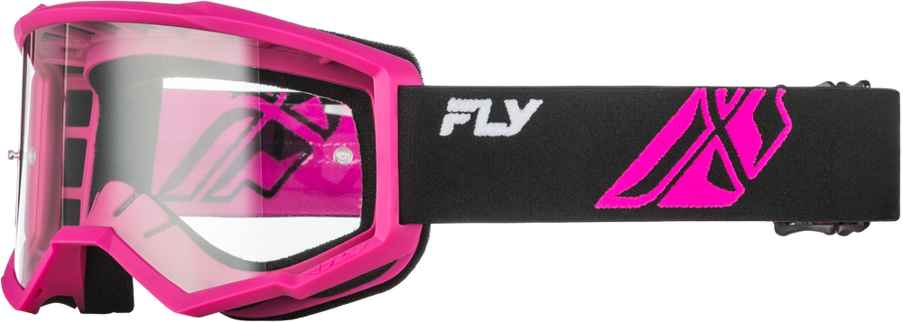 Fly Protection Pink FLY RACING YOUTH FOCUS GOGGLE 37-51167Y 191361531620 Jorgensen Powersports