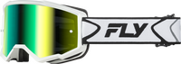 Fly Protection White Fly Racing 2026 Youth Zone Goggles 37-51534Y 191361531392 Jorgensen Powersports