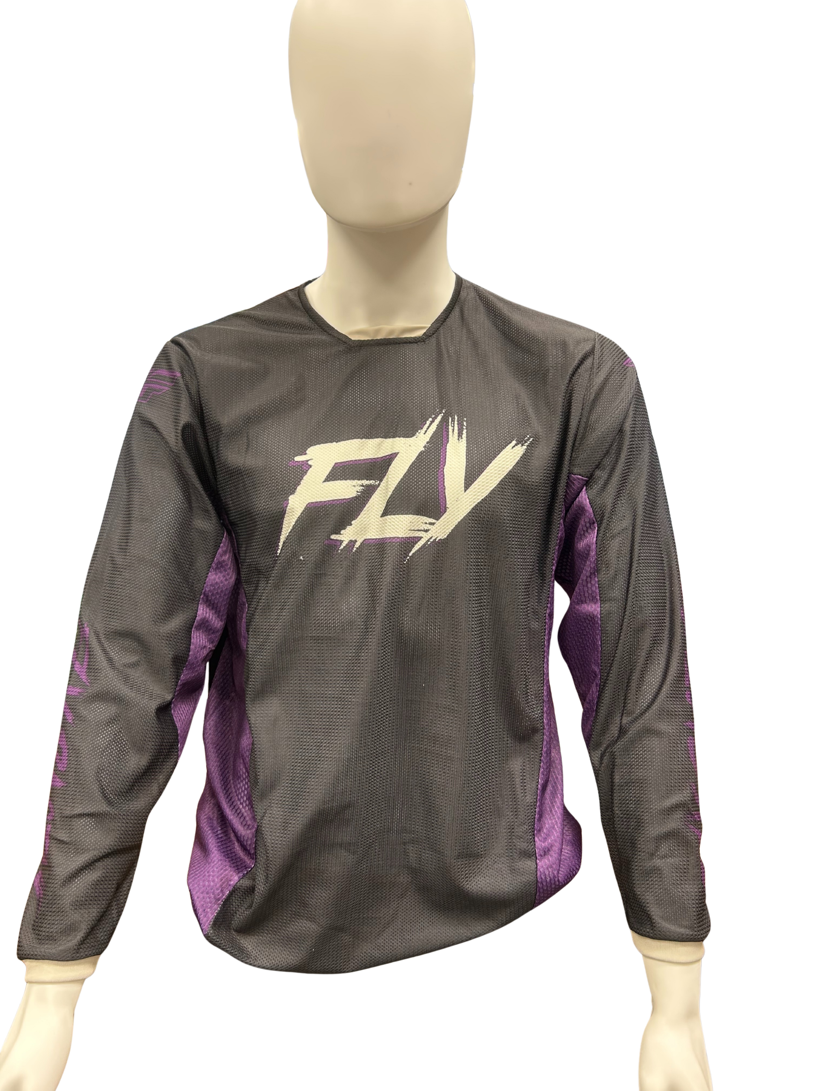 Pre-Owned: FLY RACING KINETIC MESH RAVE JERSEY SIZE SMALL Fly