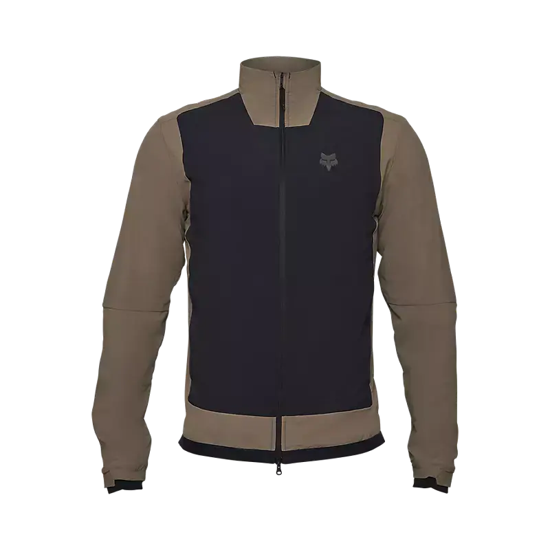 Fox Apparel Ash / Small Fox Defend Fire Alpha Jacket 33782-469-S 191972923098 Jorgensen Powersports