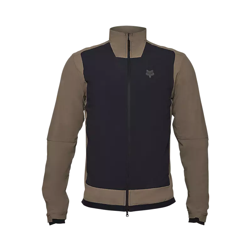 Fox Apparel Ash / Small Fox Defend Fire Alpha Jacket 33782-469-S 191972923098 Jorgensen Powersports