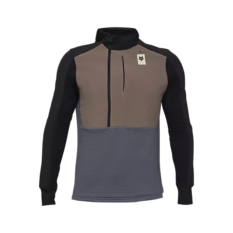 Fox Apparel Ash / Small Fox Defend Thermal Hoodie 33771-469-S 191972922619 Jorgensen Powersports