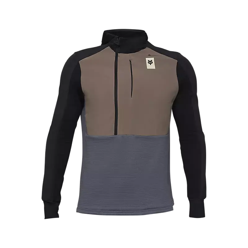 Fox Apparel Ash / Small Fox Defend Thermal Hoodie 33771-469-S 191972922619 Jorgensen Powersports