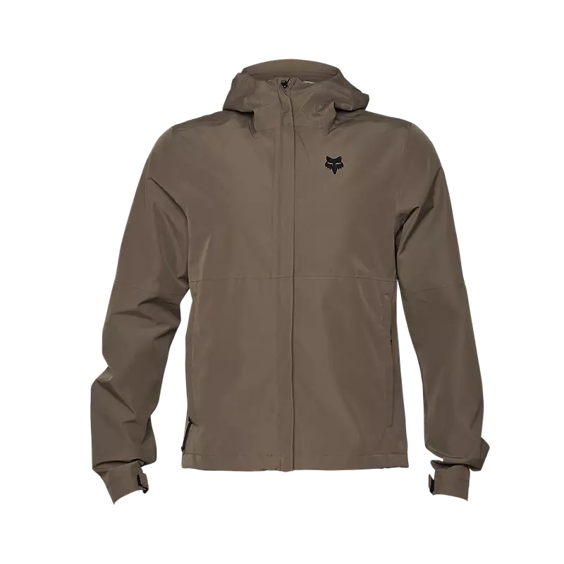 Fox Apparel Ash / Small Fox Ranger Off-Road Packable Rain Jacket 33736-469-S 191972923142 Jorgensen Powersports