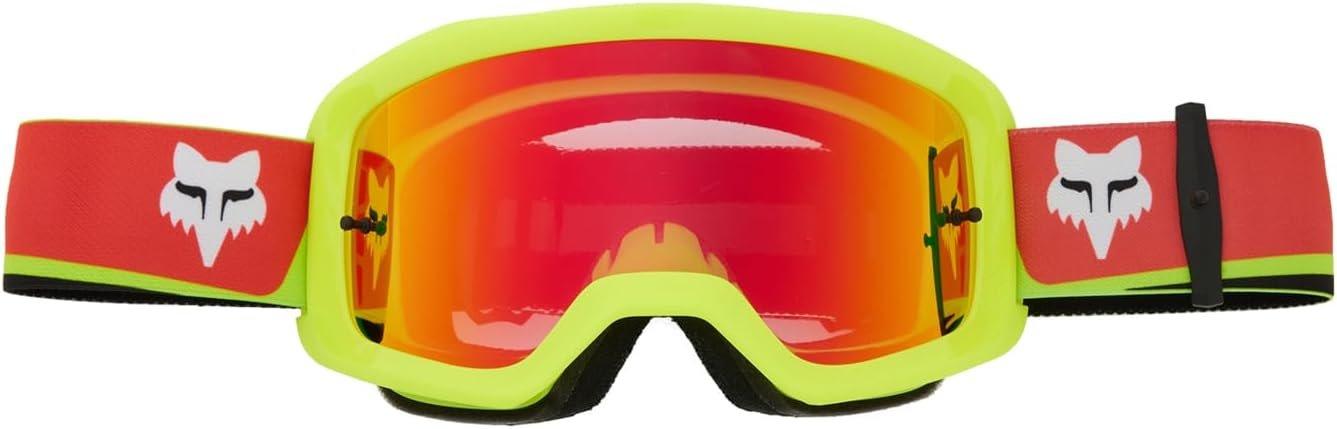 Fox Apparel Ballast Red/Hi-Vis / Youth Fox Main Ballast Goggles 31396-017-OS 191972823329 Jorgensen Powersports