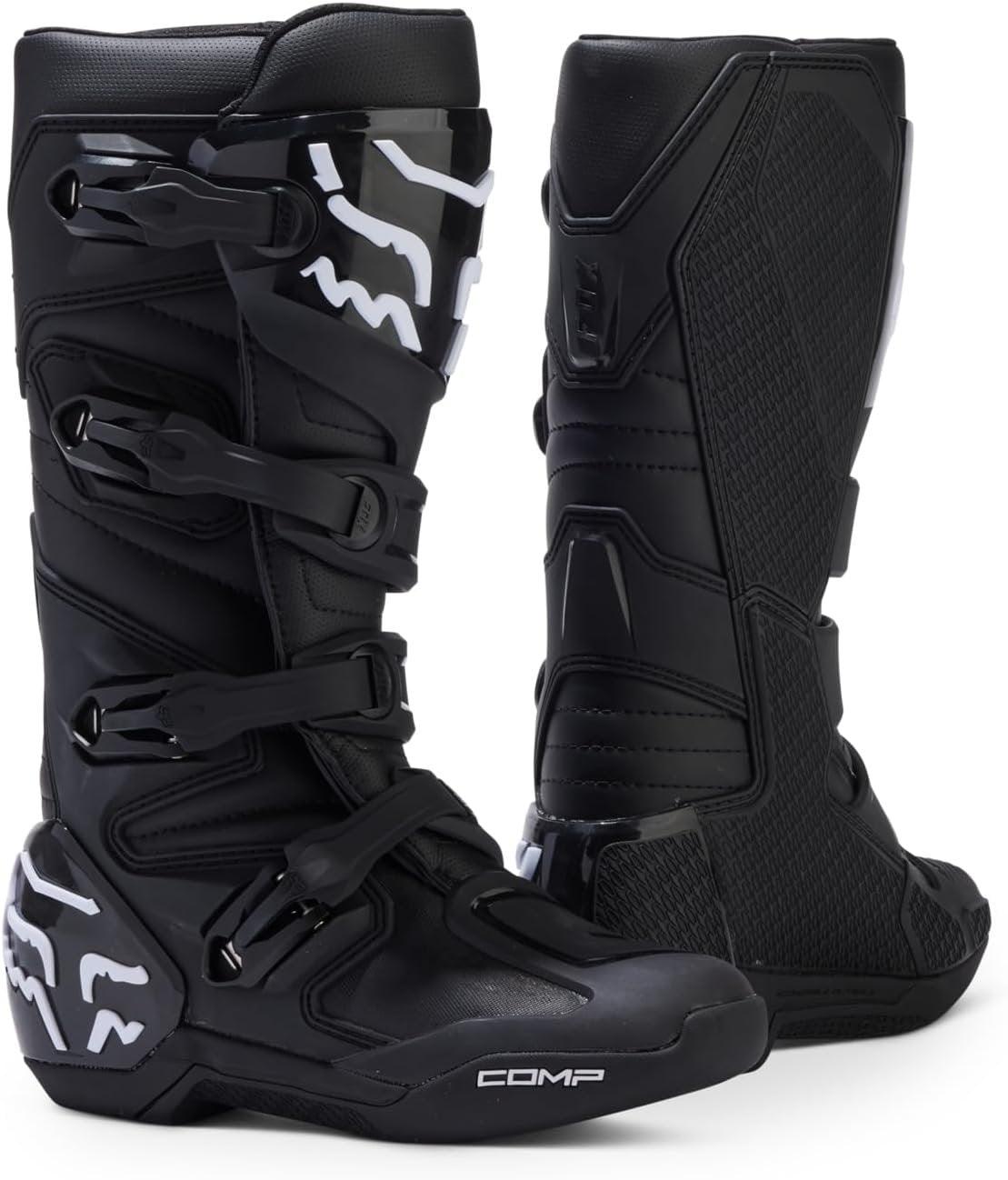 Fox Apparel Black / 1 Big Kid Fox Comp Boots Youth 30471-001-1 191972741739 Jorgensen Powersports