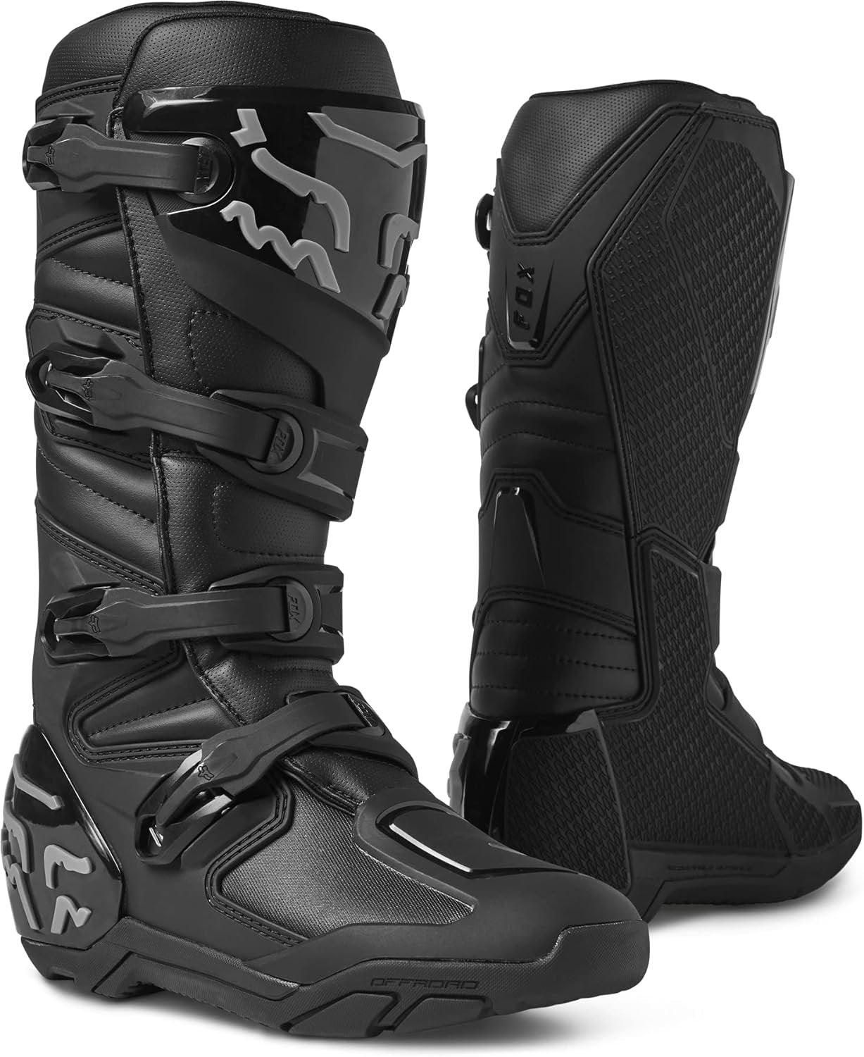 Fox Apparel Black / 8 Fox Comp X Boots 30078-001-8 Jorgensen Powersports