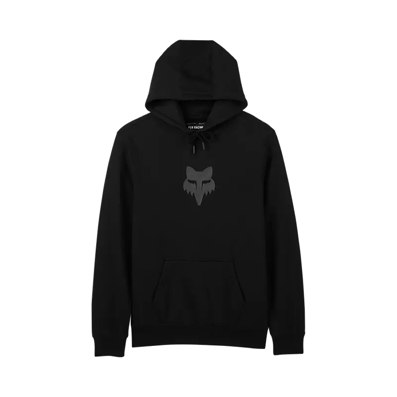 Fox Apparel Black/Black / Small Fox Head Hoodie 31608-021-S 191972818783 Jorgensen Powersports