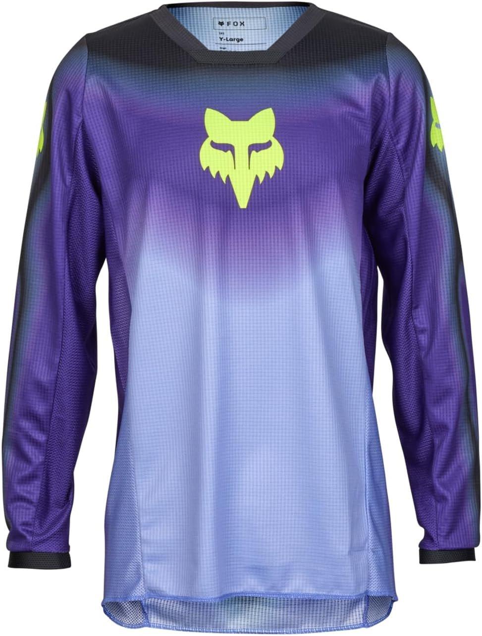 Fox Apparel Black/Blue / Youth Small Fox 180 Interfere Jersey Youth 32035-013-YS 191972885082 Jorgensen Powersports