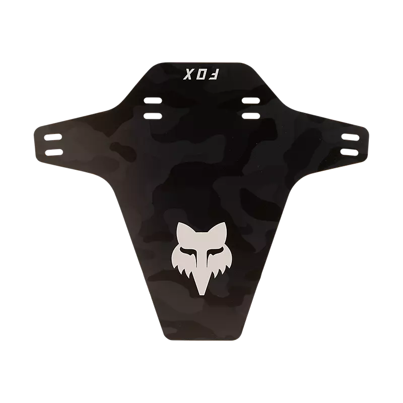 Fox Apparel Black Camo Fox Mudguard 31192-247-OS 191972750465 Jorgensen Powersports