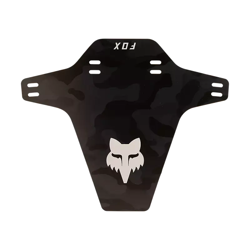 Fox Apparel Black Camo Fox Mudguard 31192-247-OS 191972750465 Jorgensen Powersports
