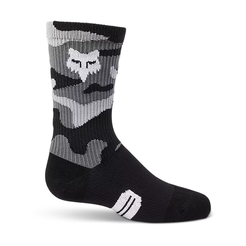 Fox Apparel Black Camo / Youth Small Fox Ranger Crew 6" Socks Youth 31084-247-YS 191972751165 Jorgensen Powersports