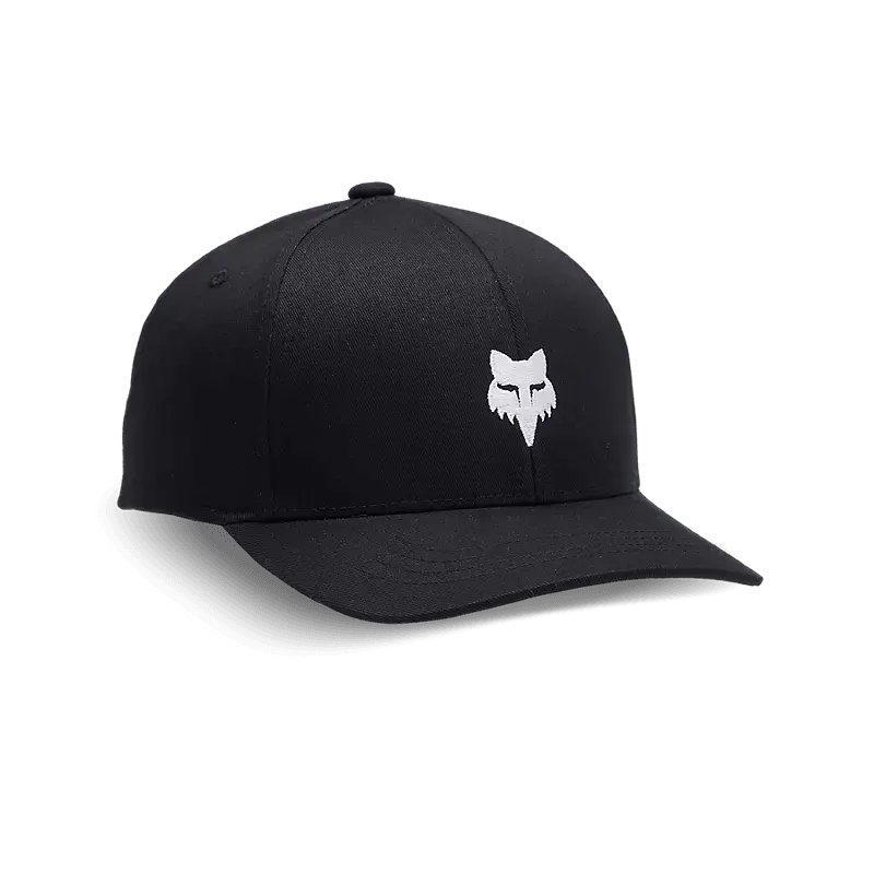 Fox Apparel Black Fox Legacy Hat Youth 31925-001 OS 191972819162 Jorgensen Powersports