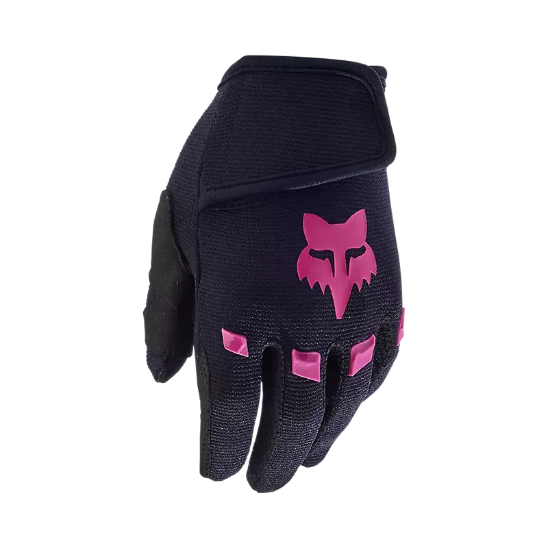 Fox Apparel Black/Pink / Kids Small Fox Kids Dirtpaw Gloves 31390-285-KS 191972821813 Jorgensen Powersports