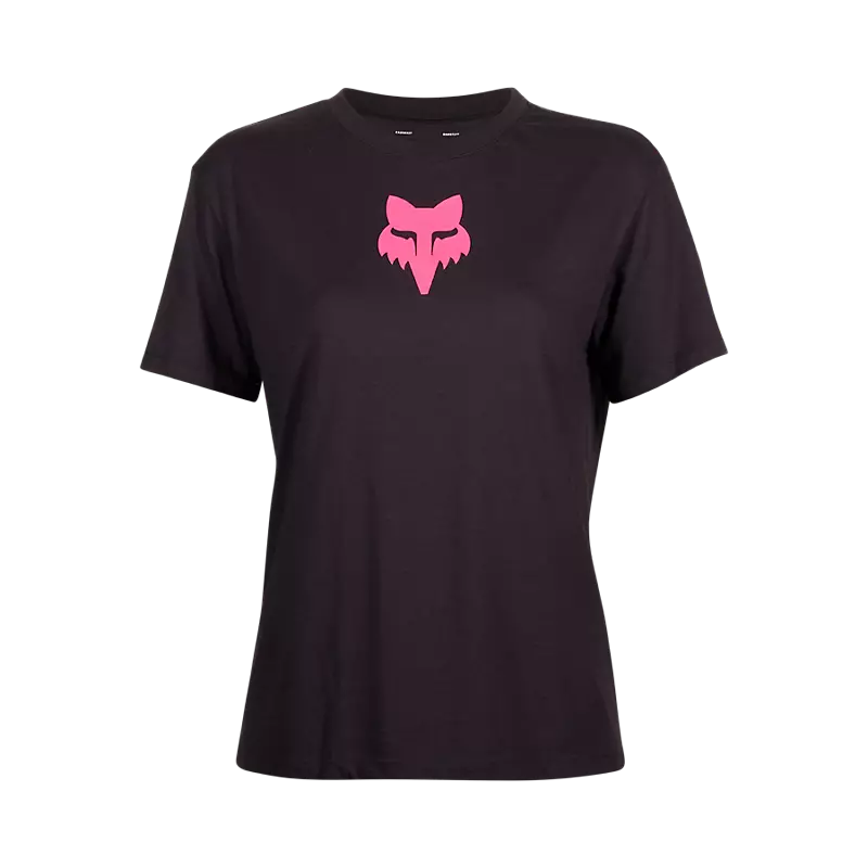 Fox Apparel Black/Pink / X-Small Fox Women's Fox Head Basic Tee 31850-285-XS 191972822261 Jorgensen Powersports