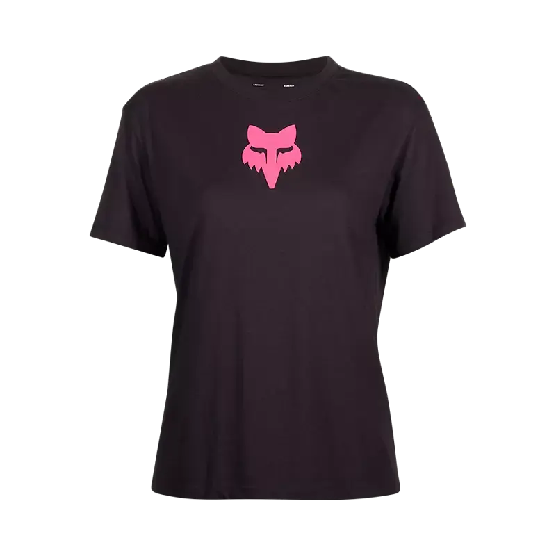 Fox Apparel Black/Pink / X-Small Fox Women's Fox Head Basic Tee 31850-285-XS 191972822261 Jorgensen Powersports