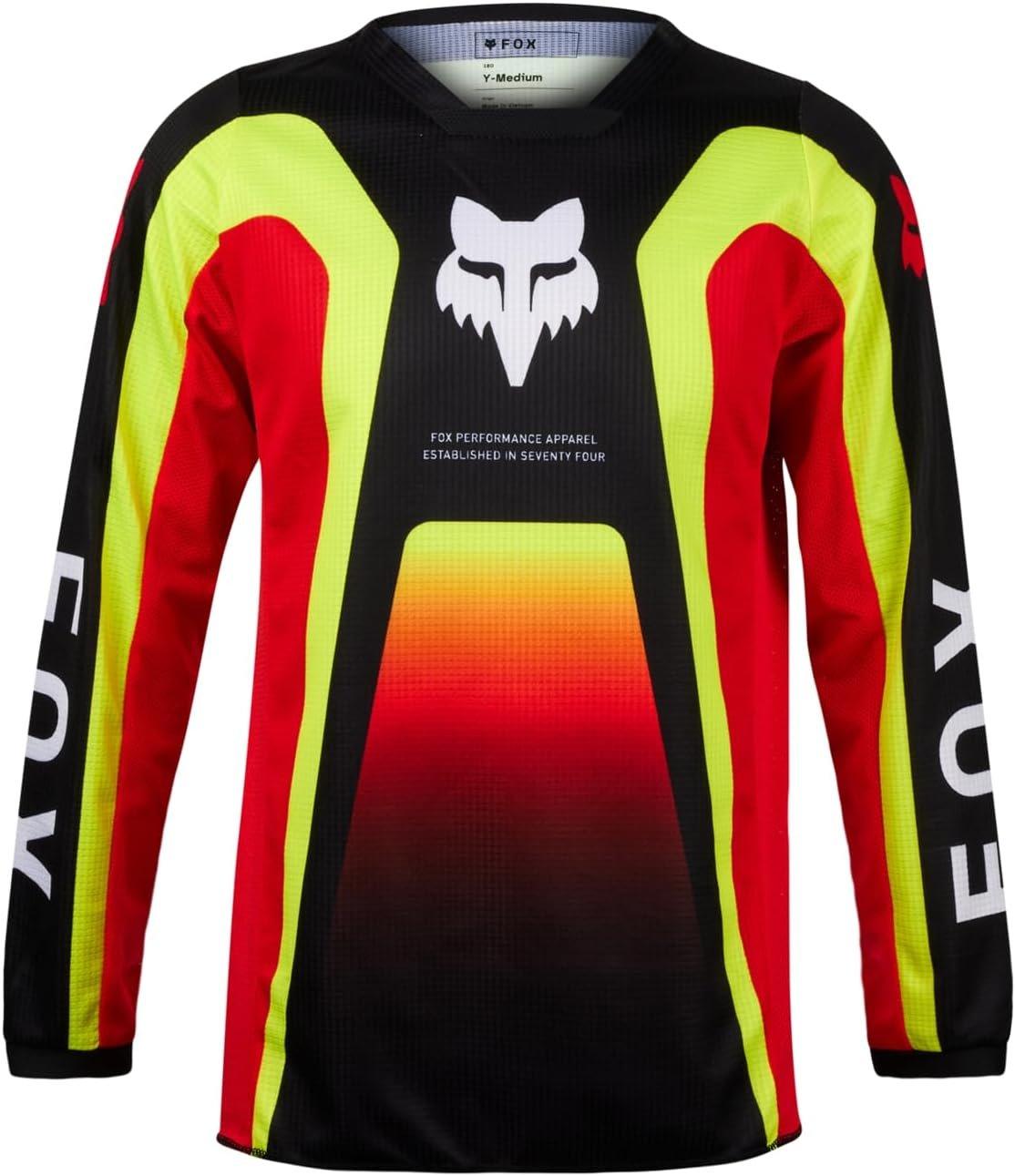 Fox Apparel Black/Red / Youth X-Large Fox 180 Ballast Jersey Youth 31426-017YXL B0BQXBS217 Jorgensen Powersports