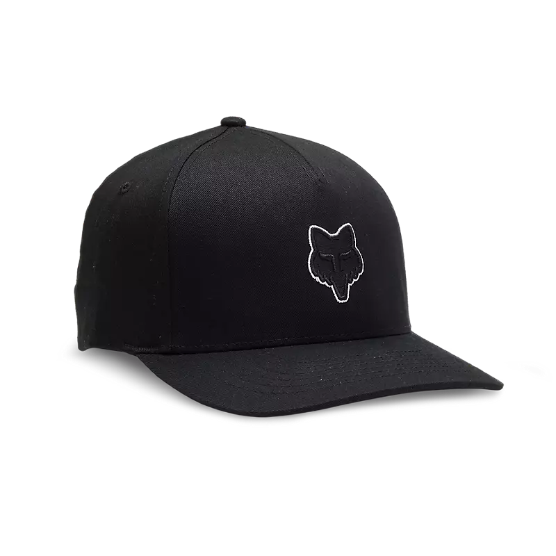Fox Apparel Black / S/M Fox Head Flexfit Hat 31622-001-S/M 191972813399 Jorgensen Powersports